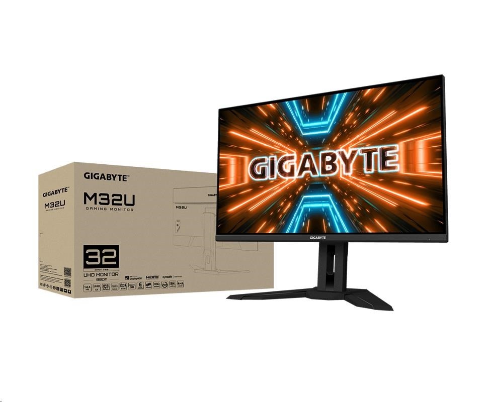 Gigabyte Lcd 31 5 Gaming Monitor M32u Uhd 3840 X 2160 144hz 1000 1 350cd M2 1ms 2xhdmi 2 1 1xdp Ss Ips Bohemia Computers