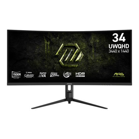 MSI MAG/342CQRF E20/34"/VA/wQHD/200Hz/0,5ms/Černá/3R