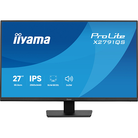27" iiyama X2791QS-B1:IPS,QHD,HDMI,DP