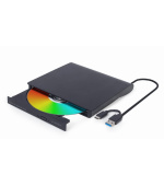 GEMBIRD externí USB DVD mechanika, černá