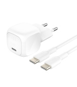 BELKIN 20W USB PD nabíjecí adaptér bílý + 1m USB-C kabel