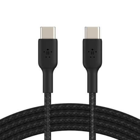 BELKIN BOOSTCHARGE USB-C kabel oplétaný 2m černý