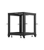 OTEVŘENÝ RACK 12U 19" 600X600-1100 NASTAVITELNÝ