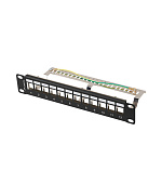PATCH PANEL 12 PORTŮ 1U 19" FTP PRO MODULY KEYSTO