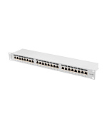 PATCH PANEL 24 PORTŮ 1U 19" CAT.6A FTP STÍNĚNÝ ŠE