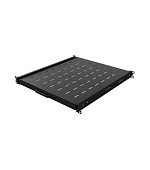 POSUVNÁ POLICE PRO 19" RACKOVÉ SKŘÍNĚ 500MM ČERNÁ