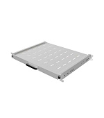 POSUVNÁ POLICE PRO 19" RACKOVÉ SKŘÍNĚ 350MM ŠEDÁ