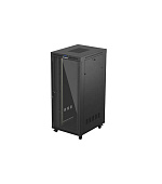 19" VOLNĚ STOJÍCÍ RACKOVÁ SKŘÍŇ 37U/800X1000 (FLAT PACK) S PROSKLENÝMI DVEŘMI LCD ČERNÁ LANBERG V2