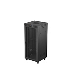 19" VOLNĚ STOJÍCÍ RACKOVÁ SKŘÍŇ 37U 800X800 ČERNÁ LCD PERFOROVANÁ DVÍŘKA LANBERG (PLOCHÉ BALENÍ)