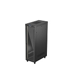 19" VOLNĚ STOJÍCÍ RACKOVÁ SKŘÍŇ 42U 600X1200 ČERNÉ SKLENĚNÉ DVEŘE LCD LANBERG (FLAT PACK) V2