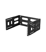 SKLÁDACÍ DRŽÁK PRO MONTÁŽ NA STĚNU 19" 4U 497X400/240 ČERNÝ LANBERG