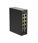 D-Link DIS-100G-10P 10-Port Gigabit Industrial PoE+ Unmanaged Switch with 2 x 2.5G SFP+ Ports
