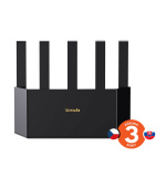 Tenda TE3L BE3600 WiFi 7 Mesh Router, 3570 Mb/s, 3x GWAN / GLAN, IPv6, VPN, WPA3, Wi-Fi+, CZ app