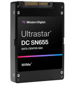QNAP WD, SSD, Ultrastar SN655, PCIe NVMe Gen4, U.3 15mm, 61.44TB, 0TS2510