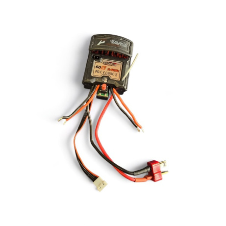 25-ZJ07 Regulátor/přijímač 2,4GHz jednotka MT-TWIN s tlačítkovým vypínačem a modrou diodou