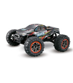 MonsterTruck 1:10, 2 motory, 46km/h - žlutočervený