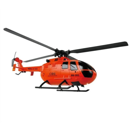 RC helikoptéra C186 oranžová