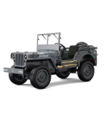 Vojenské RC auto Jeep WILLYS 1/10 šedý