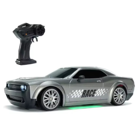 RC drift Muscle car 1/20 - šedá
