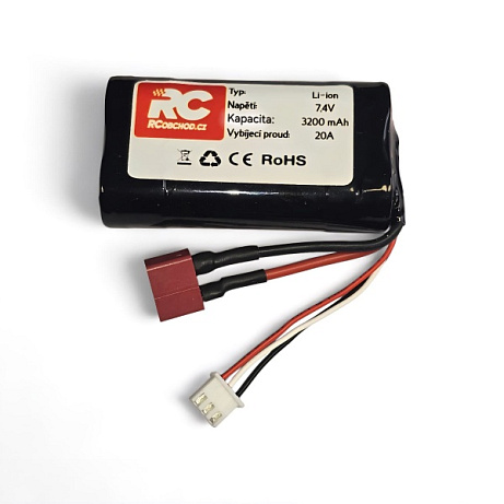 Akumulátor Li-ion 7,4V 3200 mAh T-Dean konektor