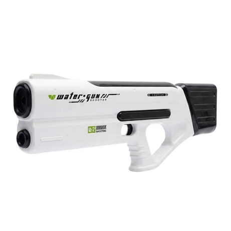 Elektrická vodní pistole SHOOTER s automatickým nasáváním vody - bílá