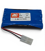 Akumulátor Ni-MH 9.6V 3000 mAh konektor velká Tamiya