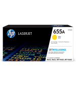 HP 655A Yellow Original LaserJet Toner Cartridge (CF452A) (10,500 pages)