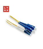 LYNX duplexní patch kabel SM, OS2, LC/SC, 9/125µm, 2m