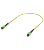 UBNT UACC-OFC-SA-MPMP-0.5M - optický patch cord MPO-12 Type B APC, Single-mode SMG657A2, 0,5m