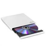 BAZAR - HITACHI LG - externí mechanika DVD-W/CD-RW/DVD±R/±RW/RAM GP60NW60, Slim, White, box+SW - Poškozený obal (Komplet