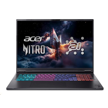 ACER NTB Nitro 18 AI (AN18-61-R39R),R AI 9 365,18"WQXGA,32GB,1TB SSD,RTX 5070 Ti,Linux,Black