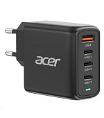 ACER Adapter 100W PD GaN charger,USB-C,USB-A,EU plug,Black
