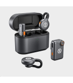 Hollyland LARK M2S Mini Combo Wireless Lavalier Microphone Mini Combo (Space Gray)