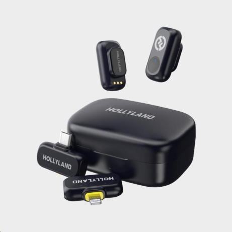 Hollyland LARK A1 Combo with USB-C RX + Lightning RX + Charging Case