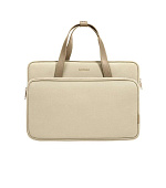 tomtoc Shoulder Bag - 14" a 13" MacBook Pro / Air, khaki