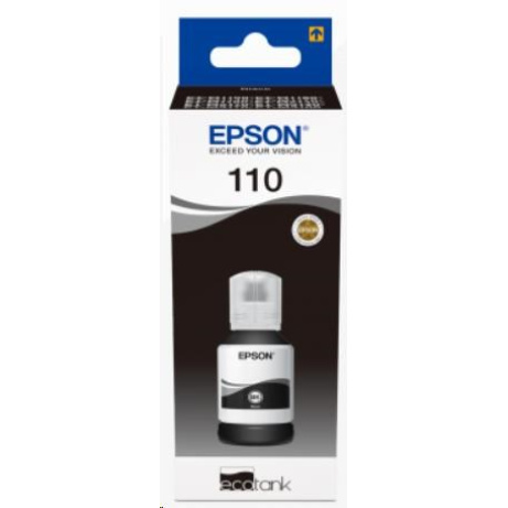 BAZAR - EPSON Ink 110 EcoTank Pigment black ink bottle (6000 stran) - Poškozený obal (Komplet)