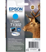 BAZAR - EPSON ink bar Singlepack "Jelen" Cyan T1302 DURABrite Ultra Ink (10,1 ml) - Poškozený obal (Komplet)