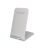 BAZAR - 1stCOOL bezdrátová QI nabíječka H18, skládací stojánek, USB-C, bílá - Poškozený obal (Komplet)