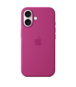 APPLE iPhone 16 Silicone Case with MagSafe - Fuchsia