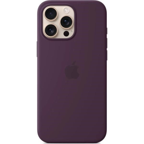 APPLE iPhone 16 Pro Max Silicone Case with MagSafe - Plum