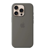 APPLE iPhone 16 Pro Silicone Case with MagSafe - Stone Grey