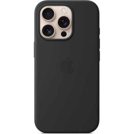 APPLE iPhone 16 Pro Silicone Case with MagSafe - Black