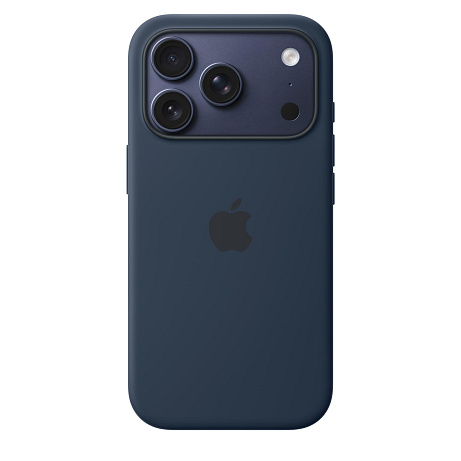 Apple iPhone 17 Pro Silicone Case with MagSafe – Midnight