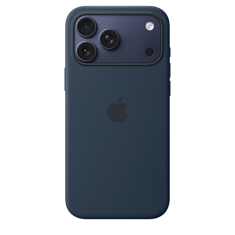 Apple iPhone 17 Pro Max Silicone Case with MagSafe – Midnight