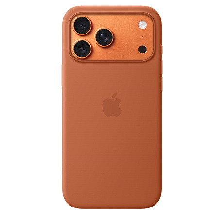 Apple iPhone 17 Pro Max Silicone Case with MagSafe – Terra Cotta
