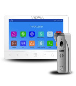 Veria SET Videotelefon  8276B bílý + vstupní stanice  831 ze série  2-WIRE