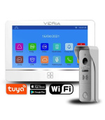 Veria SET Videotelefon  8277B-W (Wi-Fi) bílý + vstupní stanice  831 série 2-WIRE