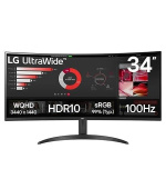 BAZAR - LG MT VA LED 34" 34WR50QK - VA panel, 3440x1440, 2xHDMI, DP, prohnutý - Poškozený obal (Komplet)