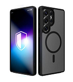 3mk ochranný kryt Misty MagCase Black pro Samsung Galaxy S25 Ultra