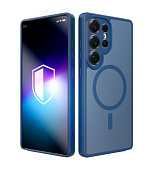 3mk ochranný kryt Misty MagCase Blue pro Samsung Galaxy S25 Ultra